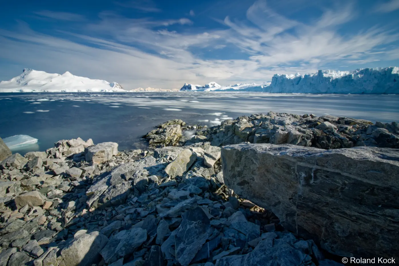 Stonington Island mit dem Northeast Gletscher in der Antarktis Foto: Roland Kock Stonington Island mit dem Northeast Gletscher in der Antarktis Foto: Roland Kock