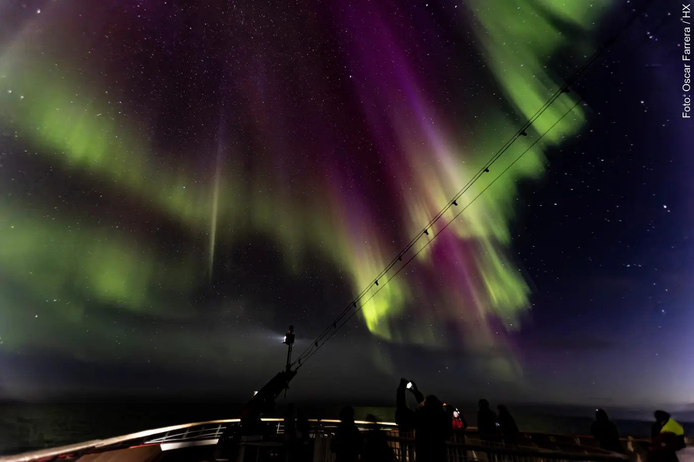 Auf welcher Kreuzfahrt sieht man Polarlichter?