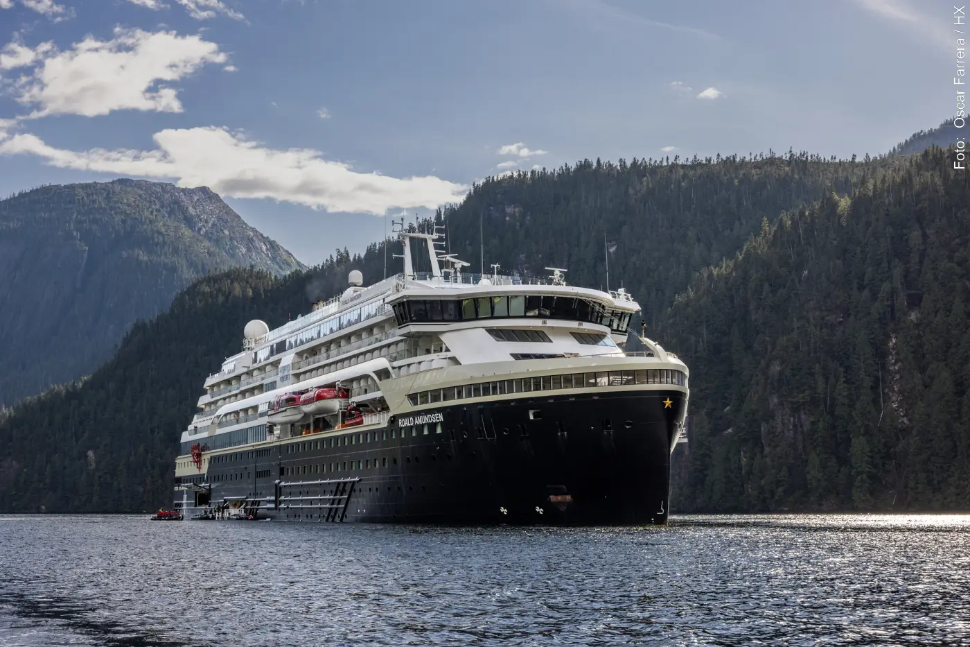 Misty Fjords mit der MS Roald Amundsen von HX Hurtigruten Expeditions in Alaska